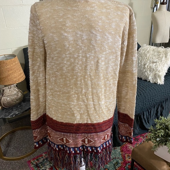 Altar’d State Fringe Aztec Cardigan Medium - Picture 3 of 5